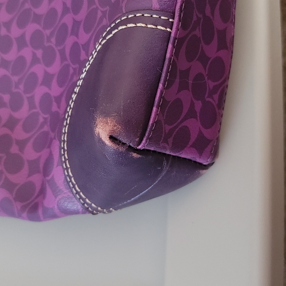 Purple coach Medium tote - Picture 2 of 5